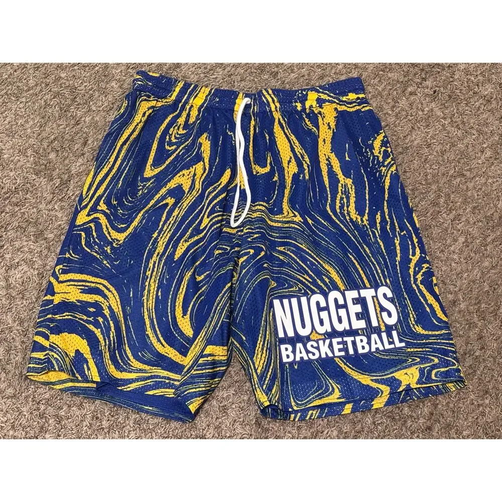 Denver Nuggets Mitchell & Ness 1991/92 Retro Reversible Shorts Men’s L NWOT